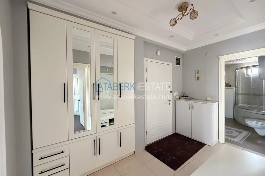 Kupuj  Apartament 2+1 w Tosmur - umeblowany, z widokiem na morze i góry, odpowiedni na zezwolenie na pobyt 1 