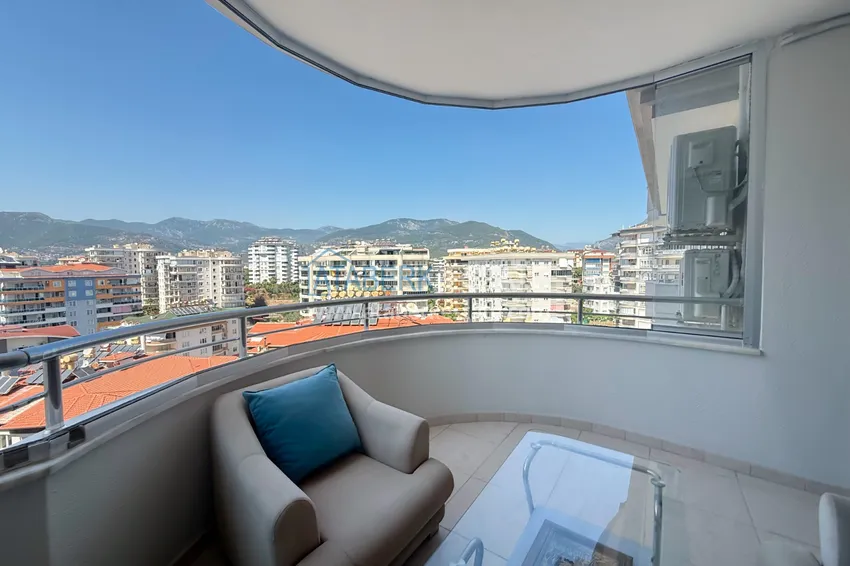 Kupuj  Apartament 2+1 w Tosmur - umeblowany, z widokiem na morze i góry, odpowiedni na zezwolenie na pobyt 22 