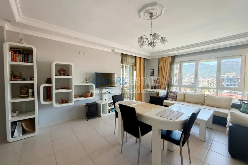 Kupuj  Apartament 2+1 w Tosmur - umeblowany, z widokiem na morze i góry, odpowiedni na zezwolenie na pobyt 6 