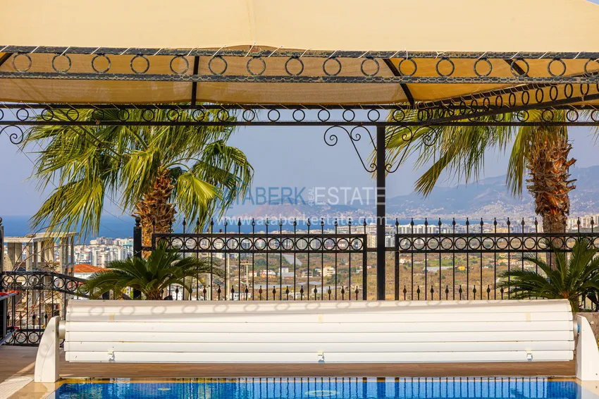 Prywatna luksusowa willa 5+2 dla obywatelstwa w Kargicak, Alanya - z wysokim poziomem wyposażenia 13 
