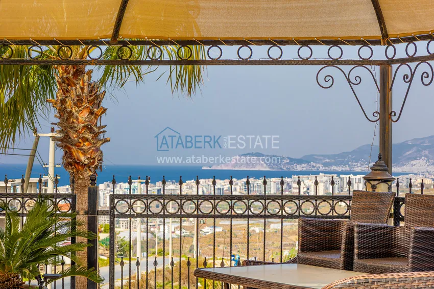 Prywatna luksusowa willa 5+2 dla obywatelstwa w Kargicak, Alanya - z wysokim poziomem wyposażenia 14 