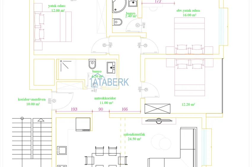 Kupuj taniej Apartamenty obywatelskie od dewelopera w centrum Alanyi - 250 m od plaży Kleopatra 1 