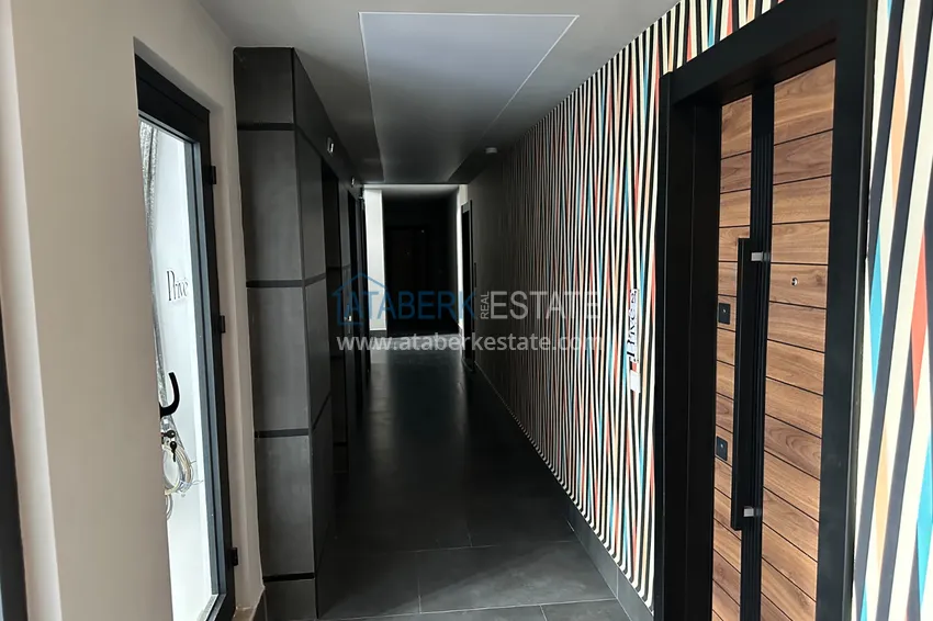 Apartament 1+1 z widokiem na morze w centrum Alanyi - Plaża Kleopatra 22 