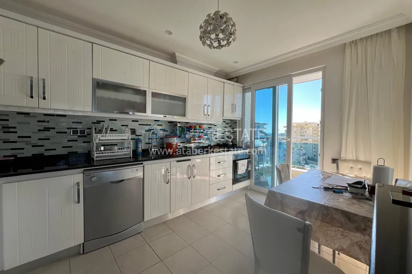 Kupuj Liniowy apartament 3+1 z widokiem na morze w Tosmur, Alanya - nadaje się do obywatelstwa i zezwolenia na pobyt 9