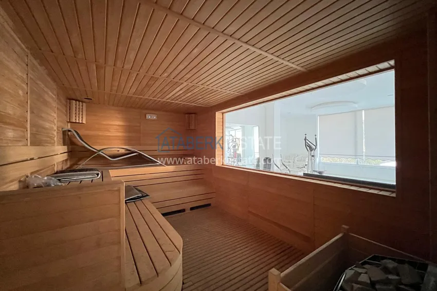 Liniowy apartament 3+1 z widokiem na morze w Tosmur, Alanya - nadaje się do obywatelstwa i zezwolenia na pobyt 10