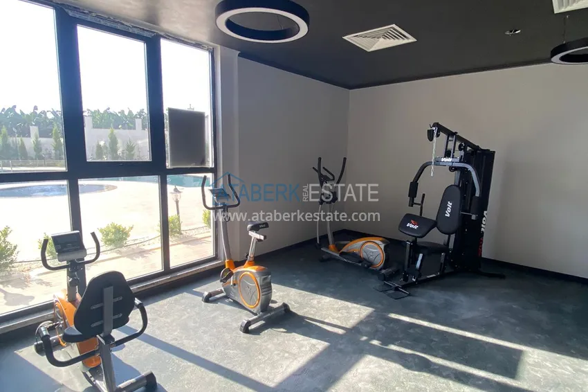 Apartament 1+1 z pięknym wykończeniem w nowoczesnym kompleksie - dzielnica Mahmutlar, Alanya 12 