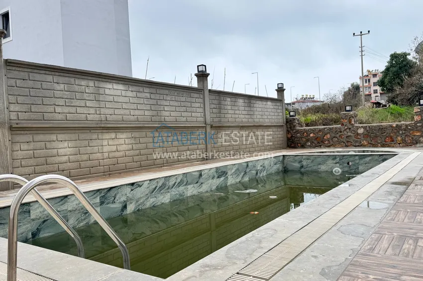 Apartament 1+1 w dzielnicy Alanya Upper Oba - Ciplakli 3 