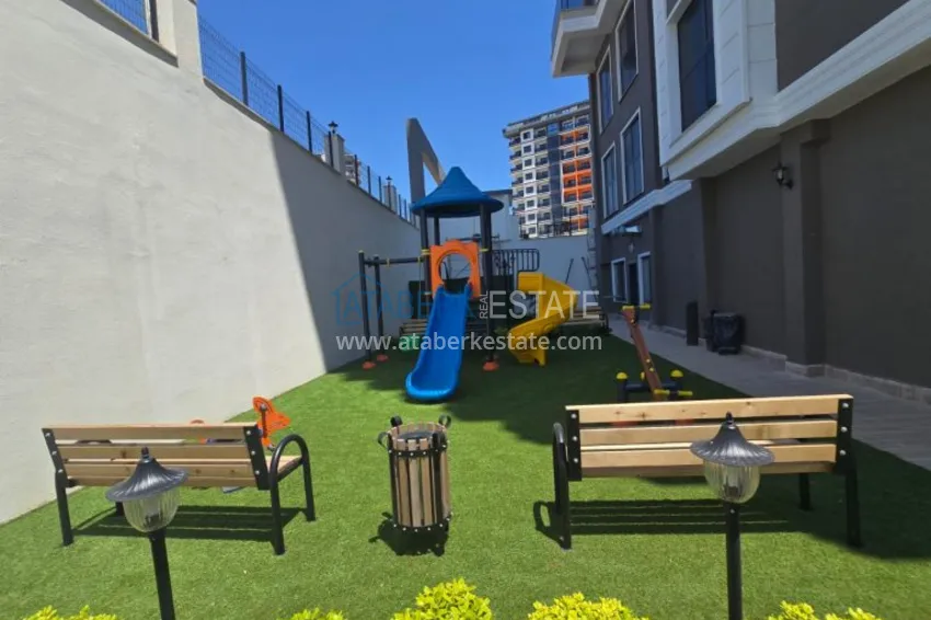 Apartament 1+1 z pięknym wykończeniem w nowoczesnym kompleksie - dzielnica Mahmutlar, Alanya 6 