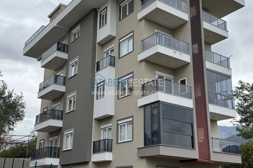 Nowy apartament 1+1 z widokiem na góry w Alanyi, dzielnica Górna Oba - Kizilcaşehir   2 