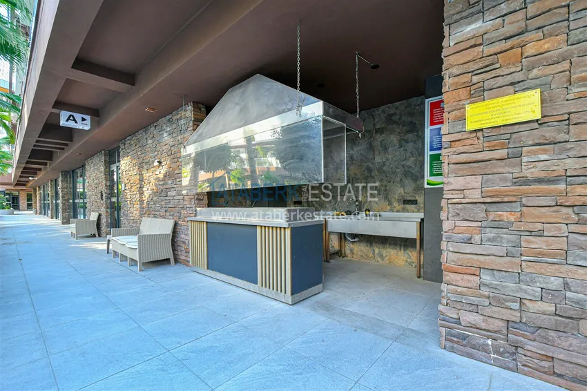 Dwupoziomowy penthouse 3+1 w okolicy Upper Oba - umeblowany i z widokiem na góry  13 