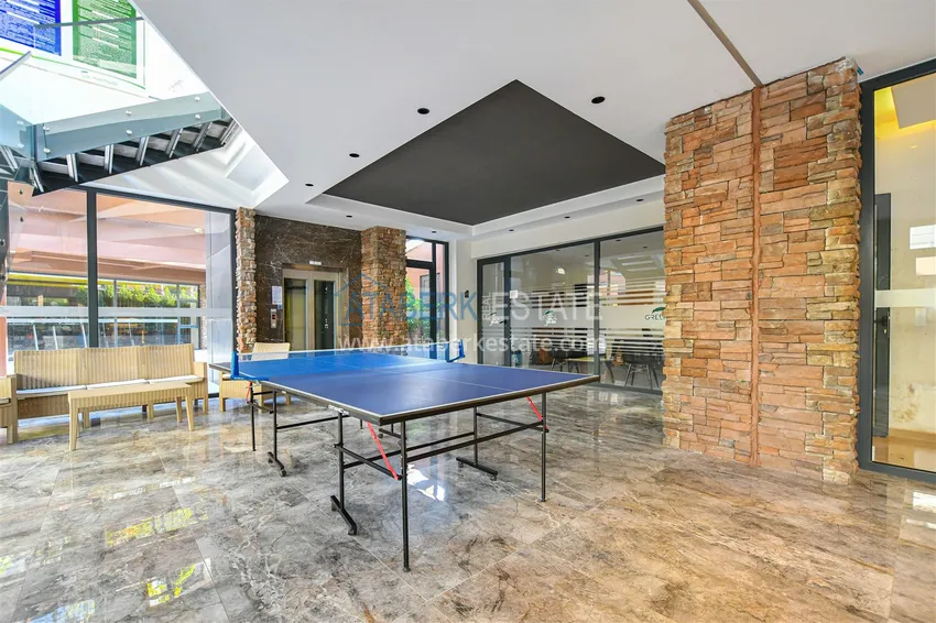 Dwupoziomowy penthouse 3+1 w okolicy Upper Oba - umeblowany i z widokiem na góry  18 