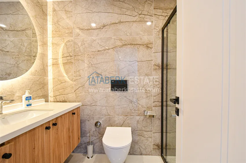 Kupuj  Dwupoziomowy penthouse 3+1 w okolicy Upper Oba - umeblowany i z widokiem na góry  21 