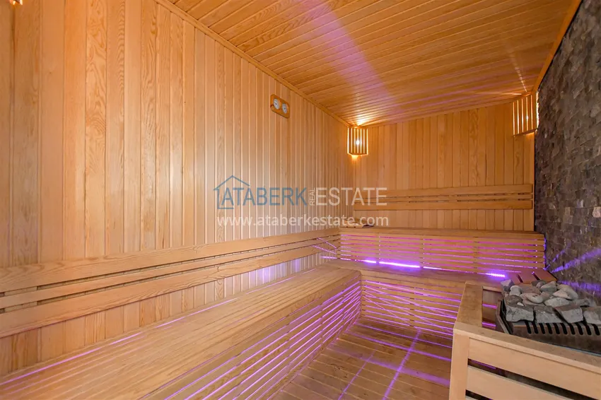 Dwupoziomowy penthouse 3+1 w okolicy Upper Oba - umeblowany i z widokiem na góry  26 