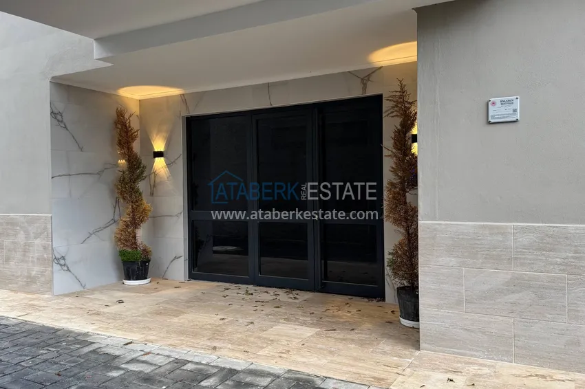 Nowy apartament 1+1 z widokiem na góry w Alanyi, dzielnica Górna Oba - Kizilcaşehir   5 