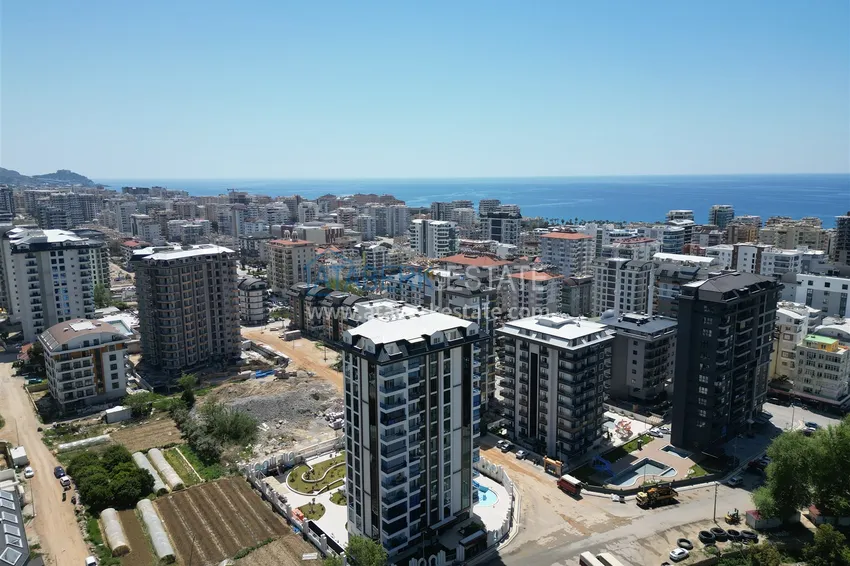Apartament 1+1 z widokiem na góry w Mahmutlar - sobotni rynek 5 