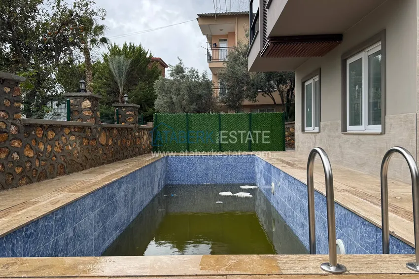 Nowy apartament 1+1 z widokiem na góry w Alanyi, dzielnica Górna Oba - Kizilcaşehir   7 