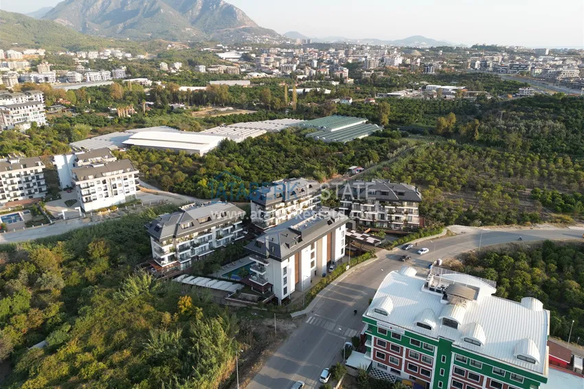 Dwupoziomowy penthouse 3+1 w okolicy Upper Oba - umeblowany i z widokiem na góry  8 