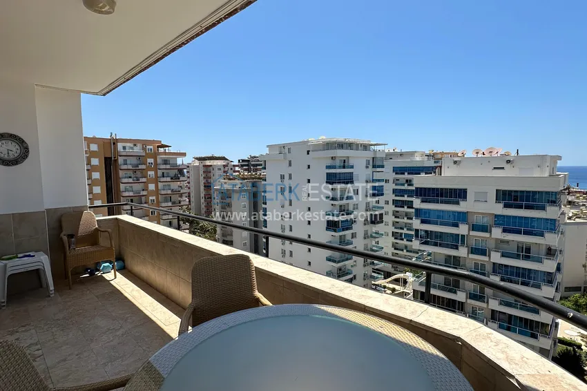 Kupuj  Umeblowany apartament 3+1 z widokiem na morze w centrum Mahmutlar 13 