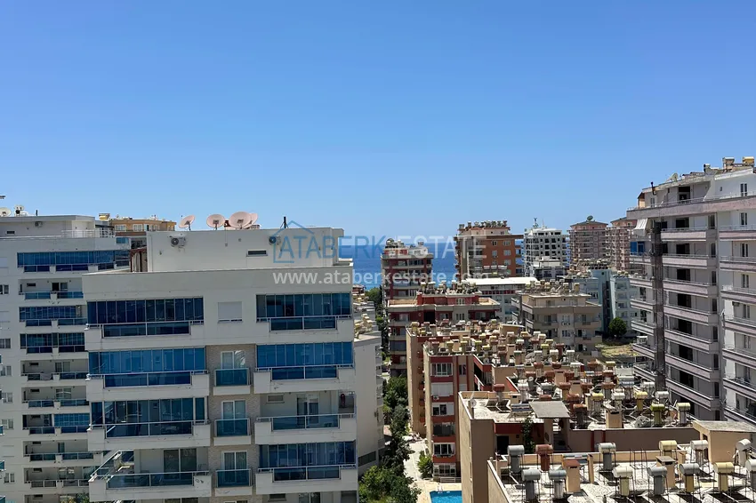 Kupuj  Umeblowany apartament 3+1 z widokiem na morze w centrum Mahmutlar 14 