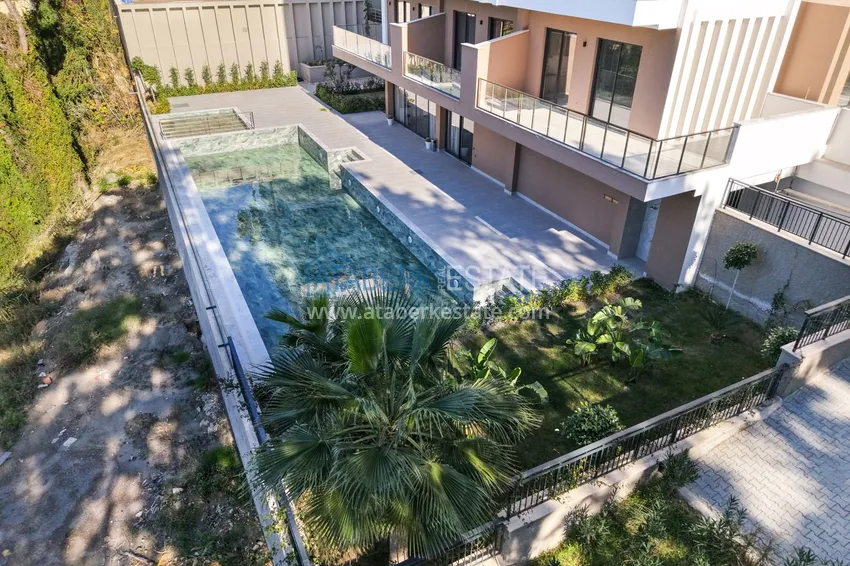 Apartament z jedną sypialnią w centrum Avsallar — dobre wykończenie, widok na morze   2 