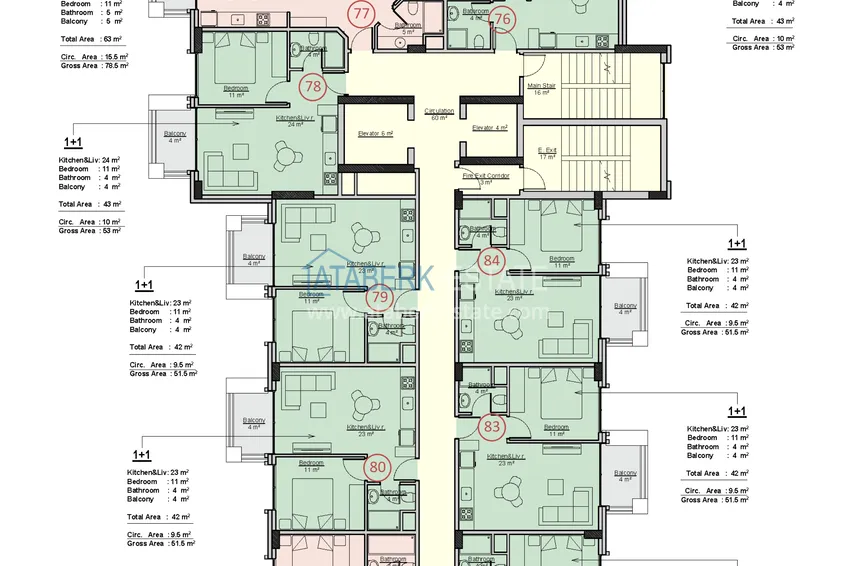 Kupuj taniej Nowe apartamenty 1+1 i 2+1 od właściciela w Mahmutlar — w pełni wykończone  4 