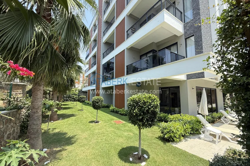 Apartament 2+1 w okolicy Oba - z luksusowymi meblami i widokiem na fortecę 10 