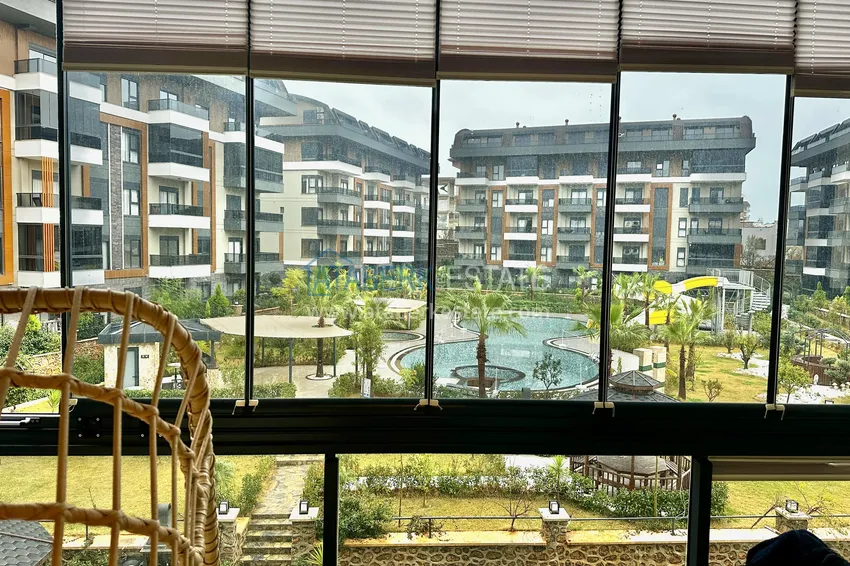 Kupuj  Apartament z jedną sypialnią w Alanya, dzielnica Oba - umeblowany i z przeszklonym balkonem  10 
