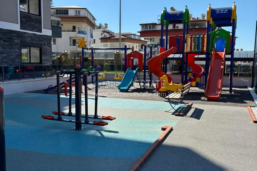 Apartament z jedną sypialnią w Alanya, dzielnica Oba - umeblowany i z przeszklonym balkonem  14 