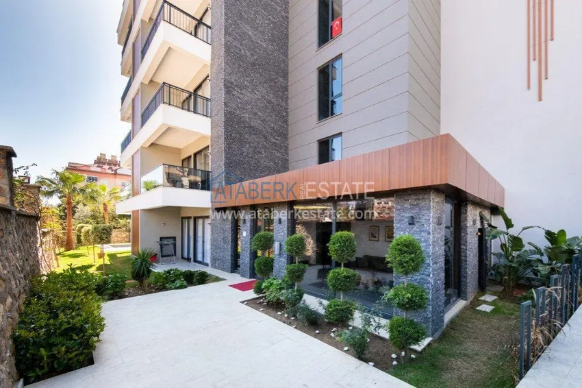 Apartament 2+1 w okolicy Oba - z luksusowymi meblami i widokiem na fortecę 14 