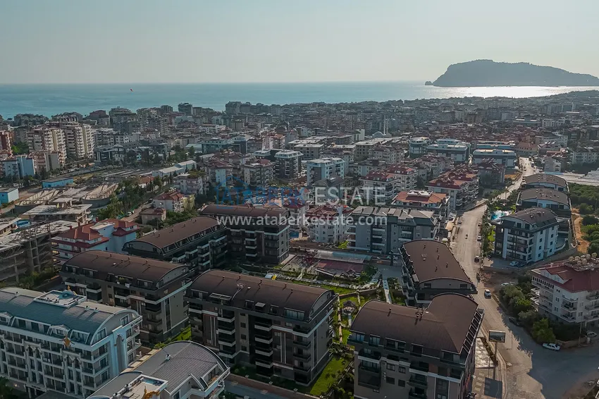 Apartament z jedną sypialnią w Alanya, dzielnica Oba - umeblowany i z przeszklonym balkonem  2 