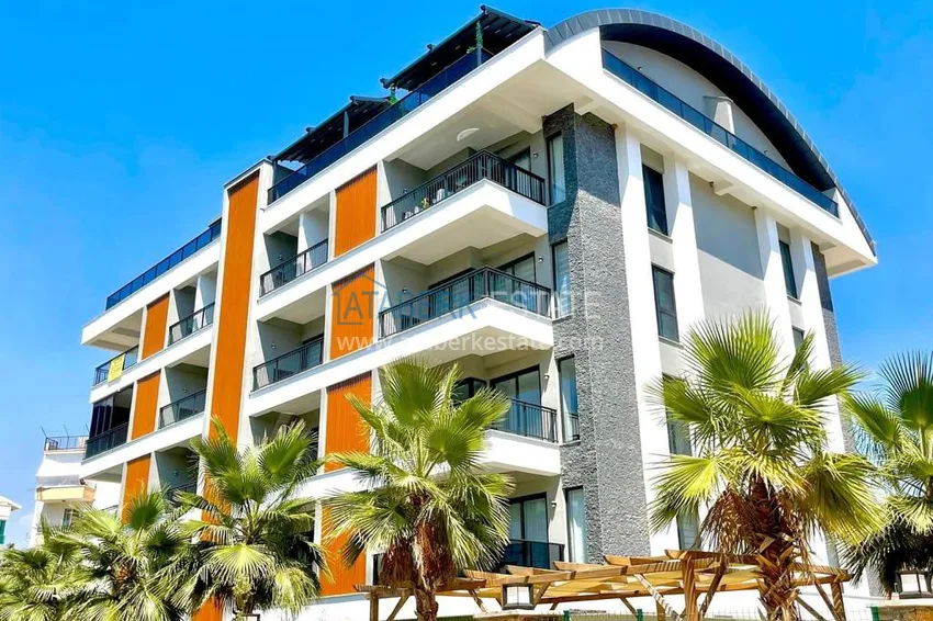 Apartament 2+1 w okolicy Oba - z luksusowymi meblami i widokiem na fortecę 2 