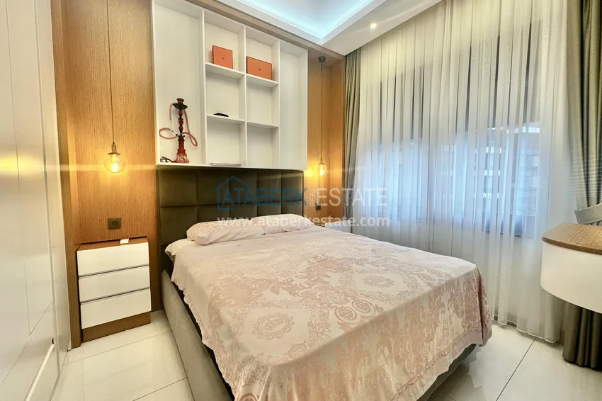 Kupuj  Apartament z jedną sypialnią w Alanya, dzielnica Oba - umeblowany i z przeszklonym balkonem  5 