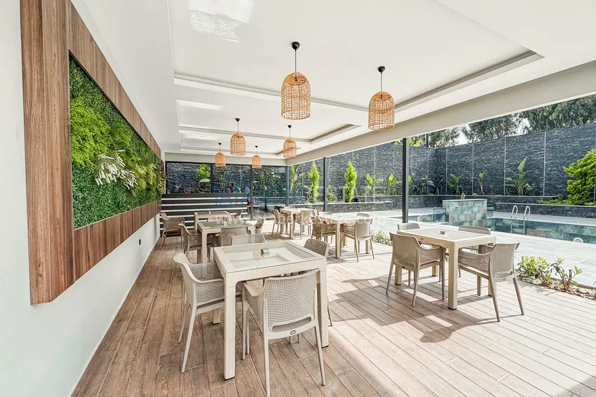 Apartament 2+1 z widokiem na morze w Kargicak przy plaży  8 