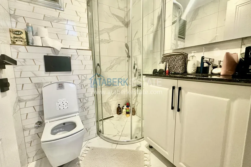 Kupuj  Apartament z jedną sypialnią w Alanya, dzielnica Oba - umeblowany i z przeszklonym balkonem  7 