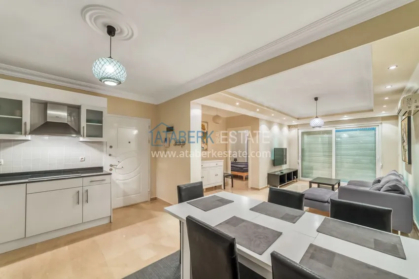 Kupuj  Apartament 3+1 w dzielnicy Tepe — umeblowany, widok na morze w apart-willi. Nieruchomość na zezwolenie na pobyt w Alanyi 1 