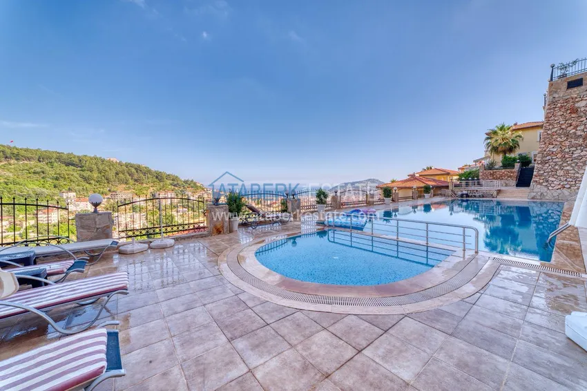Apartament 3+1 w dzielnicy Tepe — umeblowany, widok na morze w apart-willi. Nieruchomość na zezwolenie na pobyt w Alanyi 3 