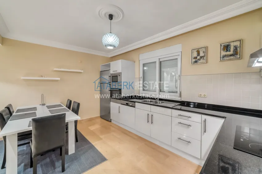 Kupuj  Apartament 3+1 w dzielnicy Tepe — umeblowany, widok na morze w apart-willi. Nieruchomość na zezwolenie na pobyt w Alanyi 5 