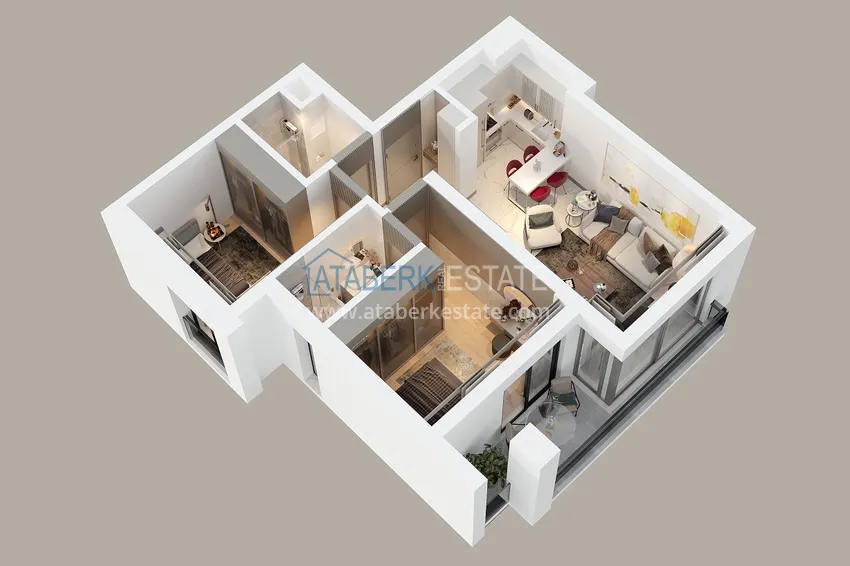 Kupuj taniej Apartamenty od dewelopera w Antalya, dzielnica Kepez  1 