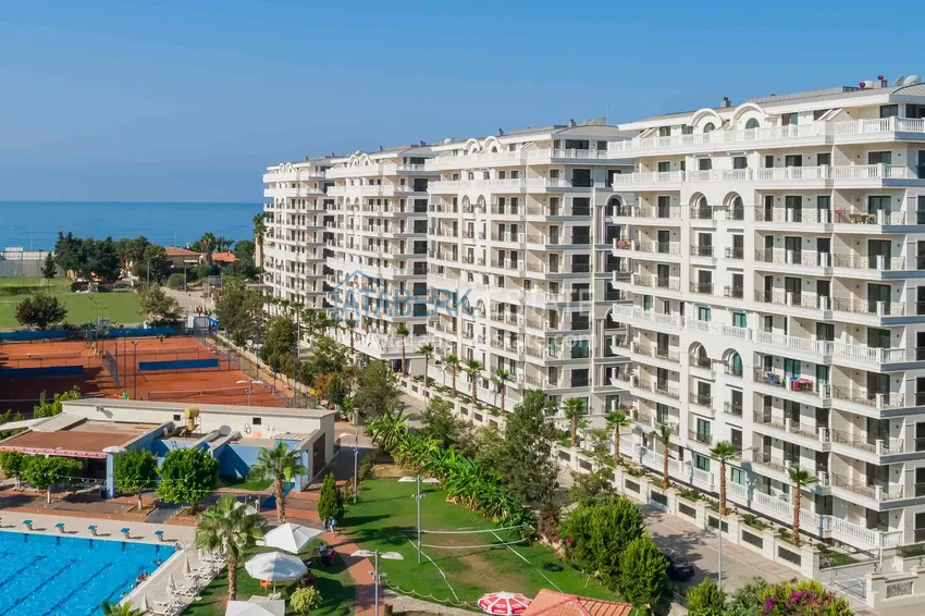 Apartament 2+1 na pierwszej linii w Oba, Alanya - poziom premium, odpowiedni na zezwolenie na pobyt 1 