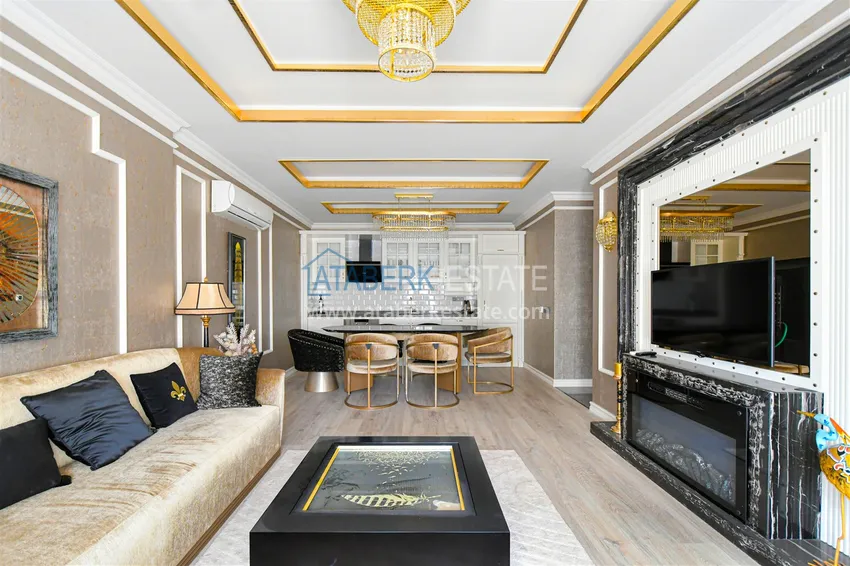 Kupuj  Apartament 2+1 na pierwszej linii w Oba, Alanya - poziom premium, odpowiedni na zezwolenie na pobyt 7 
