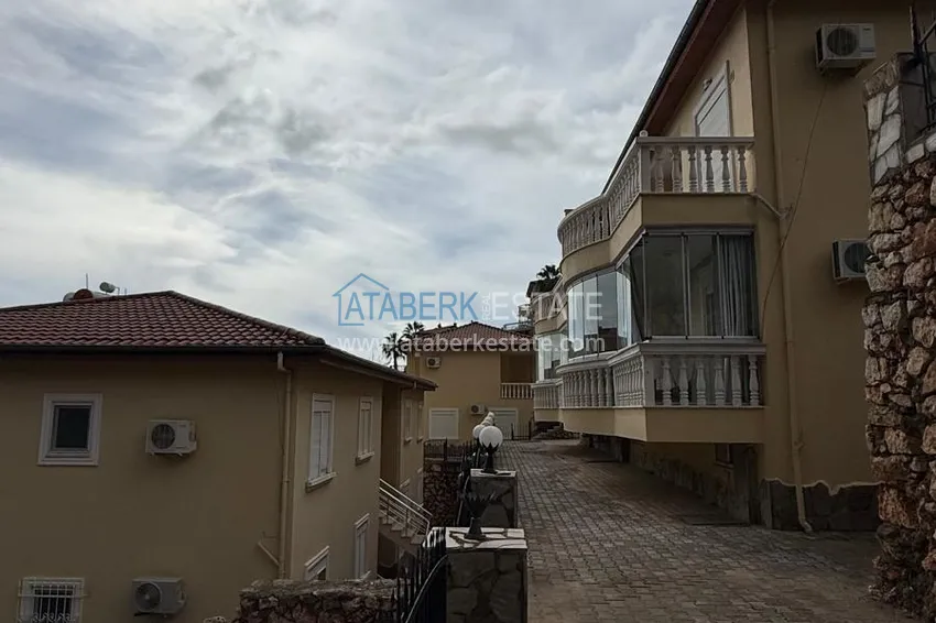 Apartament 3+1 w dzielnicy Tepe — umeblowany, widok na morze w apart-willi. Nieruchomość na zezwolenie na pobyt w Alanyi 7 