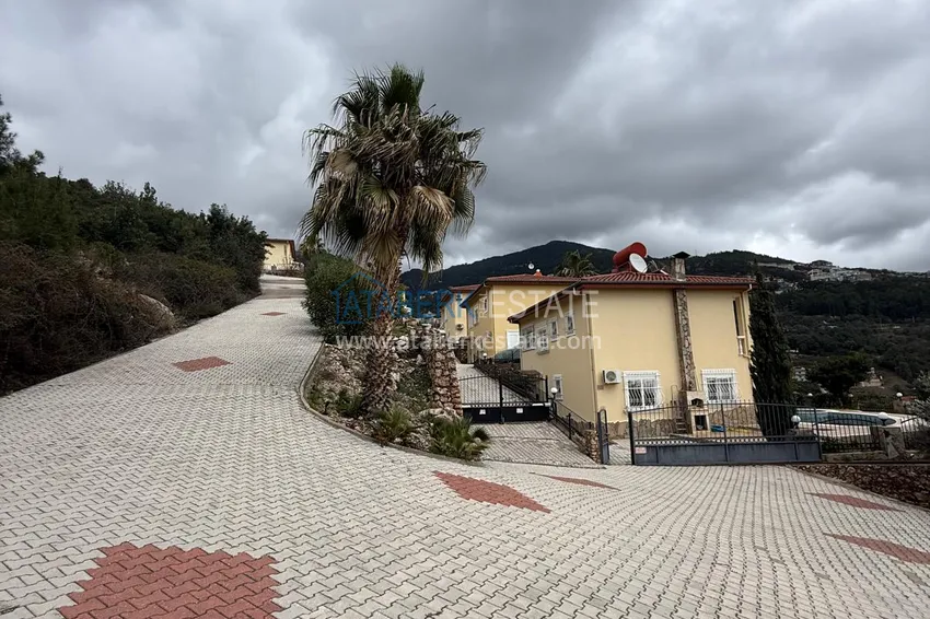 Apartament 3+1 w dzielnicy Tepe — umeblowany, widok na morze w apart-willi. Nieruchomość na zezwolenie na pobyt w Alanyi 8 