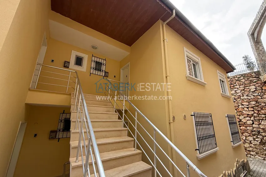 Apartament 3+1 w dzielnicy Tepe — umeblowany, widok na morze w apart-willi. Nieruchomość na zezwolenie na pobyt w Alanyi 9 