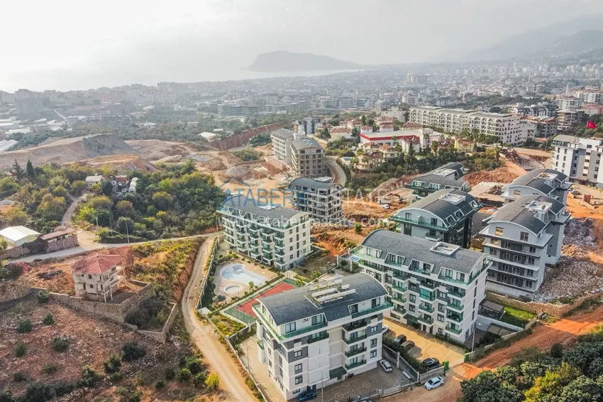 Umeblowany apartament 1+1 z widokiem na góry w okolicy Górnej Oba 2 