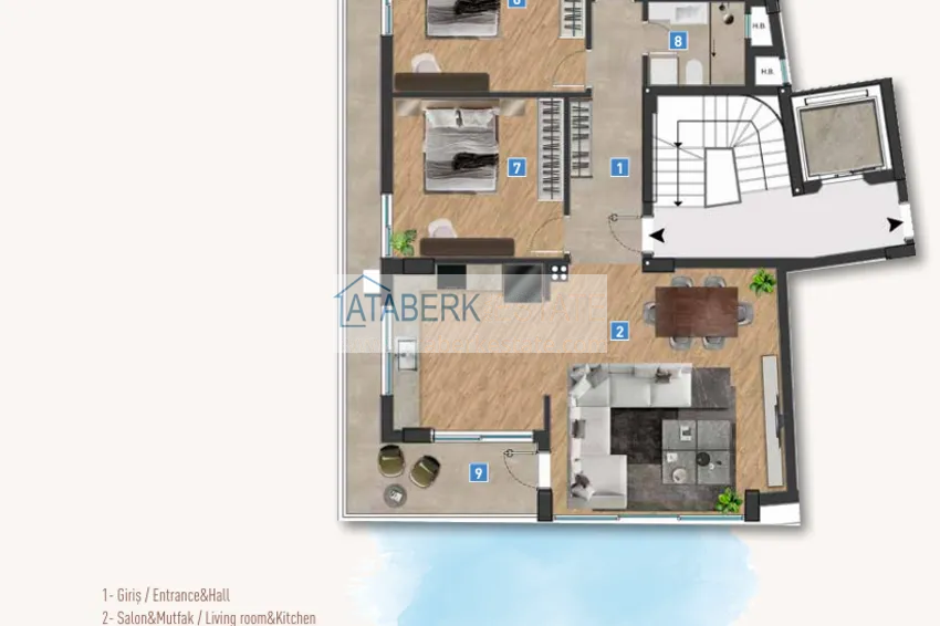 Kupuj taniej Apartamenty premium od dewelopera w Antalyi — pierwsza linia w dzielnicy Genclik, Muratpasa  1 