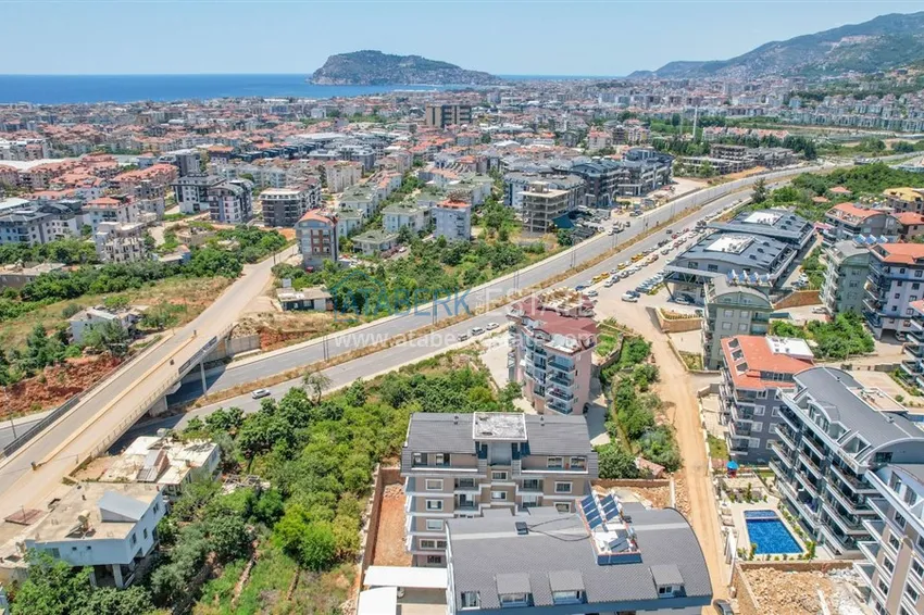 Nieumeblowane mieszkanie z jedną sypialnią w Oba, Alanya 4 
