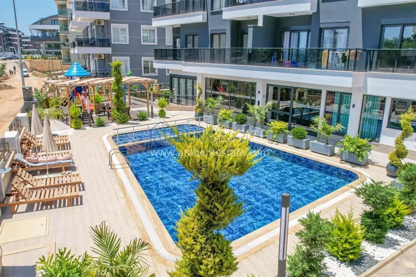 Nieumeblowane mieszkanie z jedną sypialnią w Oba, Alanya 6 