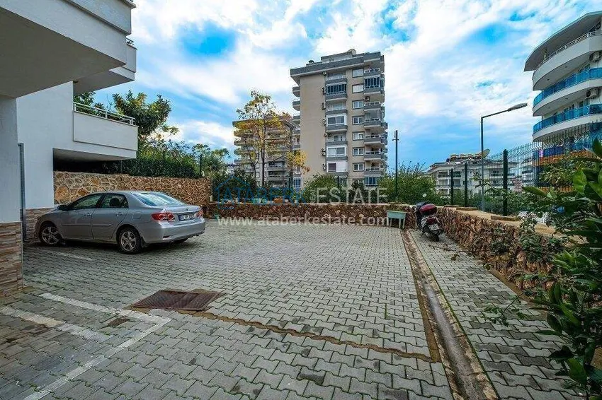 Umeblowany apartament 1+1 z widokiem na góry w Tosmur - 600 m do nabrzeża 10
