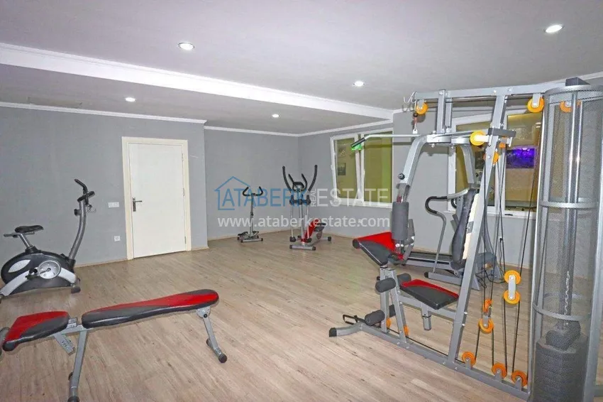 Umeblowany apartament 1+1 z widokiem na góry w Tosmur - 600 m do nabrzeża 15
