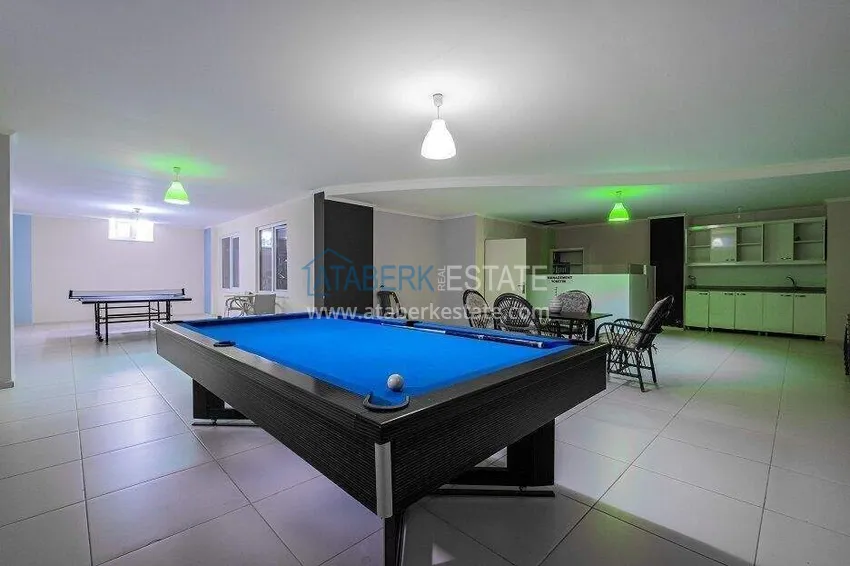 Umeblowany apartament 1+1 z widokiem na góry w Tosmur - 600 m do nabrzeża 16